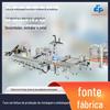 Linha de desembalagem, selagem, paletização e embalagem totalmente automática, linha de selagem, rotulagem e embalagem de uma palavra, personalizada pelos fabricantes