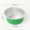 Papel para Freidora de Aire, Bol de Papel, Molde Pequeño para Pastel, Caja de Empaque para Hornear Durian, Caja de Papel Estañado, Caja Rectangular de Papel de Aluminio con Tapa