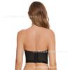 Íntimos de Casamento Femininos Europeus e Americanos Colete Transparente Sem Bojo Renda Transparente Corset Sexy Feminino Íntimos de Casamento
