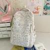 Mochila Estilo Japonês Transfronteiriça Ins para Meninas Alunas do Ensino Fundamental Mochila Fofa Doce Estrela Alunos do Ensino Médio Mochila de Grande Capacidade