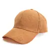 Nova Boina de Baseball de Veludo Cotelê Outono/Inverno Estilo Coreano Versátil Cor Sólida Boné com Aba Curva para Homens e Mulheres Moda Quente