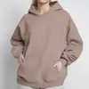 Sudadera con capucha de estilo europeo y americano, con forro polar, hombros caídos, para Otoño e Invierno 2025, corte holgado, venta a bajo margen y alto volumen del fabricante, en stock