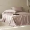 Lençol 100S Lenzing Tencel, Ultra Macio, Cor Sólida de Alta Qualidade, Classe A, Denier Ultrafino, Roupa de Cama Lyocell Seda de Gelo de Verão 1.8