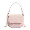 Moda Verano 2026 Bolso Cruzado Elegante de Lunares con Cadena Bolso de Hombro Único Lindo de PU Bolso Cuadrado Pequeño para Mujer