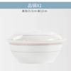 Conjunto de louças de cerâmica Jingdezhen Tigela de porcelana doméstica Prato Prato Tigela de porcelana estilo nórdico Prato de jantar Presente Tigela por atacado