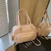 2026 Nueva Moda Bolso de Hombro Único Gran Capacidad Bolso Cruzado para Viajes Diarios Bolso Boston Sencillo Bolso de Hombro de Moda