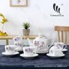 Atacado do Fabricante Conjunto de Chá da Tarde Britânico Jogo de Chá Cerâmico Xícara de Chá Xícara de Café Xícara Pires Chaleira Europeia da Tarde
