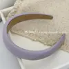 Faixa de Cabelo Colorida Estilo Coreano de Esponja Alta, Nova Faixa de Cabeça Versátil da Moda com Aba Larga para Sair e Lavar o Rosto
