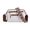 Amazon Nuevo Bolso Casual de PU para Mujer Todo Fósforo Bolso de Hombro Simple de Gama Alta Gran Capacidad Correa Ancha para el Hombro Bolso Cruzado de Moda