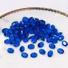 6*8MM oval zircão sintético colorido zircão brilhante branco colorido cristal zircão acessórios atacado