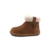 Botas de Nieve para Niñas 2025 Nuevas Botas Gruesas de Algodón para Niños de Invierno con Forro de Felpa, Botas Gruesas para Niños Mayores, Algodón Cálido para Nieve