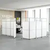 Telas de Escritório, Divisórias Móveis Dobráveis, Divisórias Deslizantes para Oficinas de Fábrica, Telas e Divisórias Móveis Simples que Podem Ser Feitas Sob Demanda