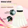 Viento Global Súper Fuerte y Duradero Bádminton Pluma de Ganso de Primera Clase Club Entrenamiento Profesional Competición Estable Sede Pelota Especial