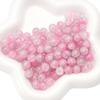 Cuentas de vidrio cuentas sueltas redondas doble jade cuentas de palomitas de maíz rotas hechas a mano DIY pulsera collar joyería para la oreja accesorios material