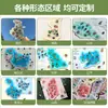 Ímã de Geladeira de Hangzhou Personalizado Acrílico Mapa de Cidade Chinesa Cartoon Cultural e Criativo Adesivo Magnético Estéreo Adesivo Magnético Comemorativo
