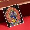 Dzambala Negro pintado tibetano pintura Thangka pintada a mano lienzo central impresión microchorro Thangka cultural y creativo Zakiralam al por mayor