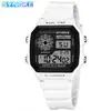 SYNOKE nuevo color de moda reloj electrónico luminoso impermeable deportivo para hombres y mujeres cuadrado clásico retro deportivo estudiantes