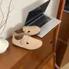 Versión de Gama Alta de Zapatos Birkenstock de Piel Genuina con Suela de Corcho, Nuevo Estilo Primavera y Otoño 2026, Zapatos Birkenstock de Cobertura Total sin Cierre para Mujer