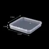 Caja Cuadrada Pequeña Transparente con Tapa, Caja de Herramientas, Manicura, Uñas Postizas, Caja de Plástico, Juguetes, Accesorios, Caja de Embalaje para Exportación Transfronteriza