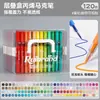 Marcadores Acrílicos para Niños y Estudiantes, No Transparentes, Apilables por Color, Marcadores de Acuarela, Tipo Líquido Directo, Marcadores de Punta Suave