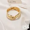 Pulsera Dorada Europea y Americana Brazalete para Mujer Brazalete Abierto Exagerado Anillo de Brazo Accesorios Anillo de Brazo Plateado Brillante Metal Adorno de Brazalete para Brazo