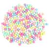 Acrílico Caramelo Macaron Cuentas Redondas No Porosas Cuentas Redondas de Color Sólido DIY Hecho a Mano Relleno de Pegamento Accesorios de Joyería DIY