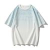 Camiseta de verano para hombre, moderna, de talla grande, holgada, informal, para adolescentes, con cuello redondo, combinable, de manga corta.