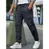 AliExpress 2026eBay Primavera y Otoño Pantalones Rectos Casuales Inteligentes Americanos para Hombre Pantalones de Cordón de Color Sólido Único Venta al por Mayor
