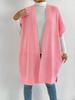 Cardigã Feminino Roupas Europeias e Americanas Transfronteiriças Moda Casual Jaqueta Tricotada Solta Suéter Colete Outono e Inverno M508