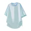 Estilo Casal Marca Americana Tendência Camiseta de Tricô Manga Curta Novo Estilo de Verão