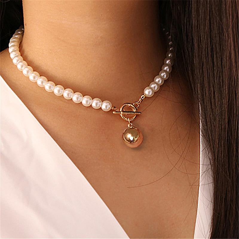Goth-Pearl-Choker-Necklace-Gol