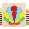 Rompecabezas infantil 1-2 años y medio para bebé, introducción a la educación temprana e inteligencia, ensamblaje tridimensional 3D, niños y niñas, juguetes para el cerebro