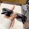 Nuevas gafas de sol Mui Home Fashion sin marco de vanguardia, estilo europeo y americano, gafas de sol transfronterizas oceánicas para mujer