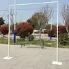 Novos adereços de casamento moldura de fundo de ferro haste telescópica decoração de casamento layout de palco decoração de prateleira de arco dourado