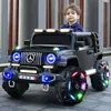 Novo carro elétrico infantil quatro rodas controle remoto absorção de choque veículo off-road brinquedo de bebê pode sentar bebê balanço carrinho de bebê