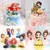Blancanieves Bella Sirena Elsa Decoración de Pastel Adorno Inserto para Hornear Infantil Accesorios de Mesa de Postres Celebridad de Internet