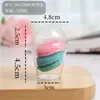 Taza de Pudín Gelatina Postre Mesa Desechable Plástico Transparente Cuadrada Mini Taza Mousse con Tapa Grado Alimenticio
