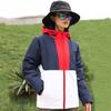 Chaqueta con capucha de colores a juego algodón acolchado chaqueta chaqueta top impresión de logo personalizado chaqueta de invierno para hombre chaqueta de algodón acolchado gruesa