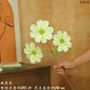 Flor Gesang Única de 3 Cabeças, Decoração de Casa Pequena Estilo Escandinavo Fresco, Adereços de Fotografia, Arranjo de Flores em Vaso, Adereços de Casamento