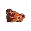 Pingentes de Sapato Macaco Abraço Novo Estilo Transfronteiriços, Clipes Decorativos de Sapato de Borracha Macia PVC DIY