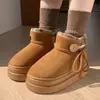 Zapatos de Algodón de Invierno para Mujer, Ropa de Abrigo, Forro de Felpa, Suela Gruesa, Zapatos Postparto, Zapatos de Algodón Cálidos y Cómodos para el Hogar