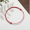 Pulsera de Cuerda Roja Benmingnian Cuerda de Mano Trenzada Roja Terminada para Bebé Niños Bebés Hombres Mujeres Cadena para el Pie Simple y Fresca