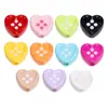 Cuentas de Botón de Amor, Cuentas Redondas de Botón, Cuentas Sueltas Hechas a Mano, Pulsera DIY, Collar, Accesorios para Llaveros