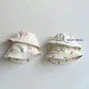 Chapéu de Pescador Infantil Primavera e Outono Gaze de Algodão Fina Respirável Chapéu de Sol para Meninos e Meninas Viagem ao Ar Livre Proteção Solar
