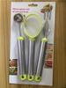 Artefacto Doméstico para Cortar Fruta Acero Inoxidable Cuchara para Hacer Bolas de Melón Cuchillo Tallado Plato Dividido Juego de Herramientas