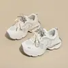 Zapatos Deportivos Casuales Gruesos para Correr Estilo Coreano para Hombres Nuevos Papá 2026 Otoño Estudiante Aumentan Altura Fb017-1
