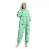 Pijama de una pieza de animal de dibujos animados, engrosado para hombres y mujeres en pareja, nueva ropa de estar de franela, mono Tianma, calidez invernal
