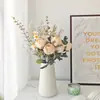 Ramo Simulad, Flor Escrita a Mano, Flor de Mesa, Decoración del Hogar, Decoración Suave de Hotel, Combinación de Ramo Más Vendida Transfronteriza, Flor Artificial Escandinava