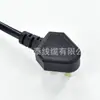 Venta Directa Cable de Alimentación de 3 Conductores Estándar Nacional Enchufe de Serpiente Enchufe Hexagonal con Cola de Flor de Ciruelo C5 Cable de Extensión de Alimentación AC