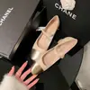 ¡Nuevo suave y ceroso! Capa Superior Piel de Vaca Estilo Francés Damas Bloque de Color Tacón Grueso Punta Redonda Boca Baja Zapatos Mary Jane Zapatos de una Sola Capa Mujer